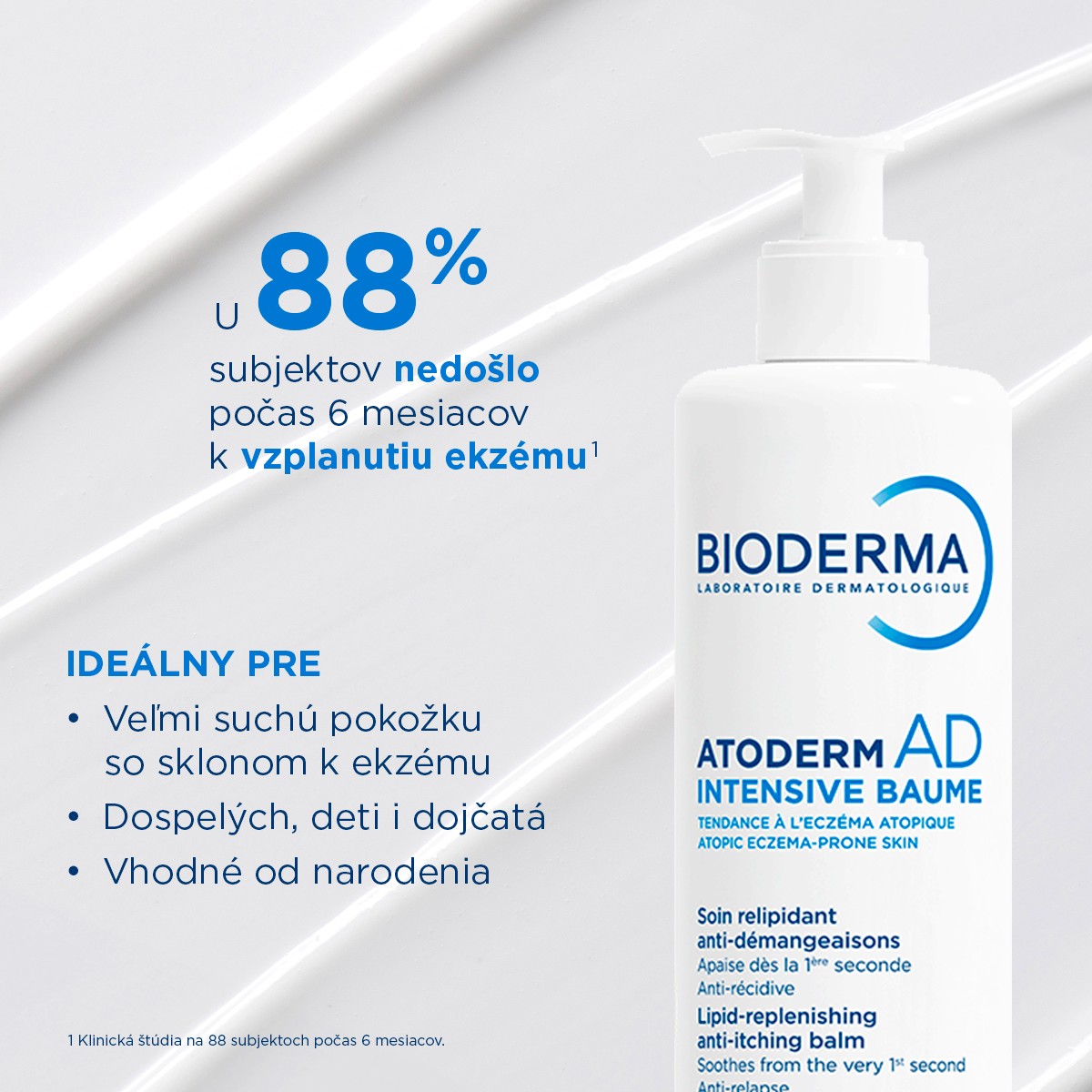BIODERMA Atoderm AD Intensive baume balzam 400 ml – Obrázok 2