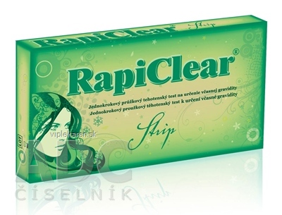 RapiClear Tehotenský test Strip 1x1 ks RapiClear Tehotenský test Strip 1x1 ks – Obrázok 1