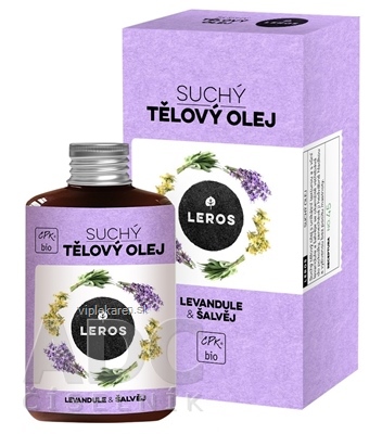 LEROS SUCHÝ TELOVÝ OLEJ LEVANDUĽA & ŠALVIA 1x100 ml LEROS SUCHÝ TELOVÝ OLEJ LEVANDUĽA & ŠALVIA 100 ml – Obrázok 1
