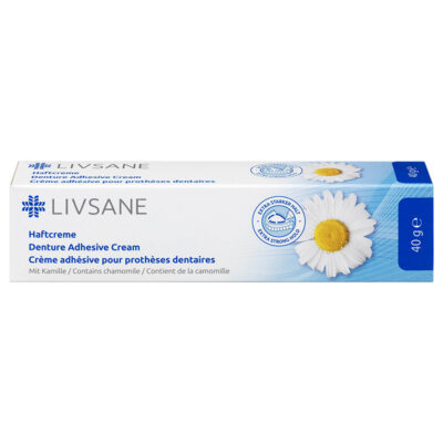 LIVSANE Extra silný fixačný krém na zubné protézy 40 g