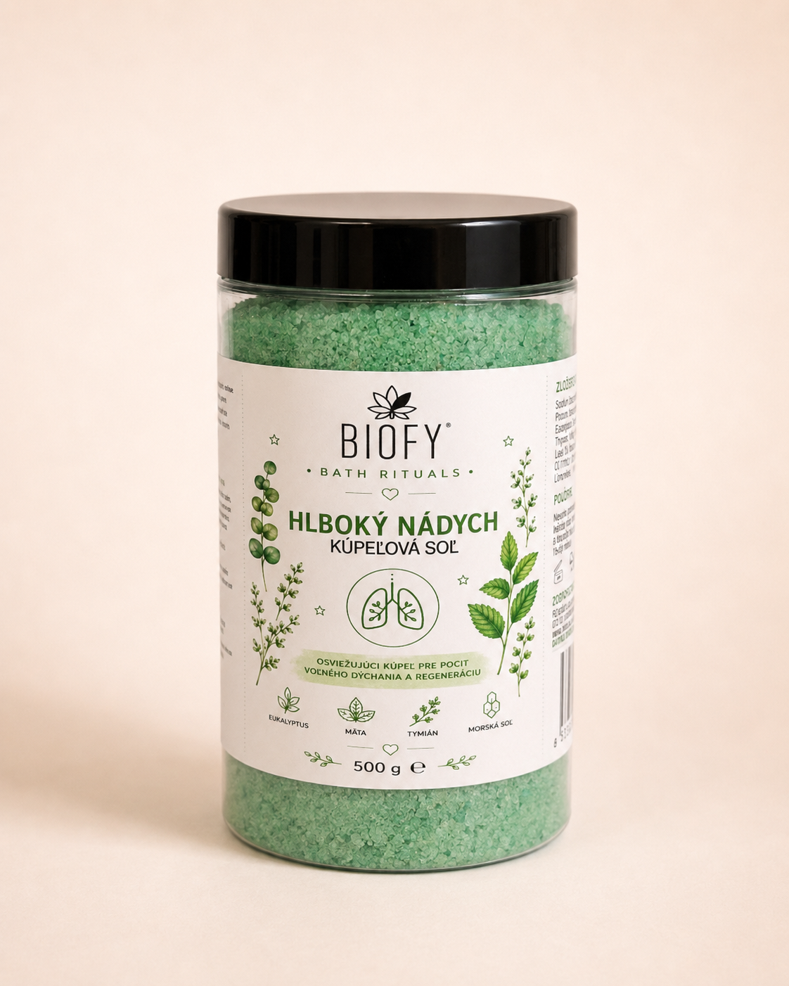 Biofy Kúpeľová soľ HLBOKÝ NÁDYCH 500 g