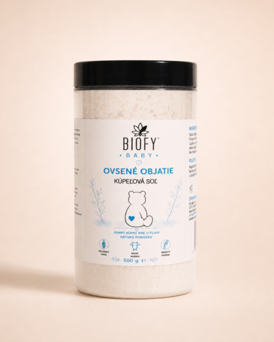 Biofy Baby Soľ do kúpeľa OVSENÉ OBJATIE 500 g