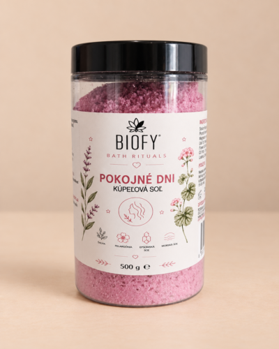 Biofy Kúpeľová soľ POKOJNÉ DNI 500 g