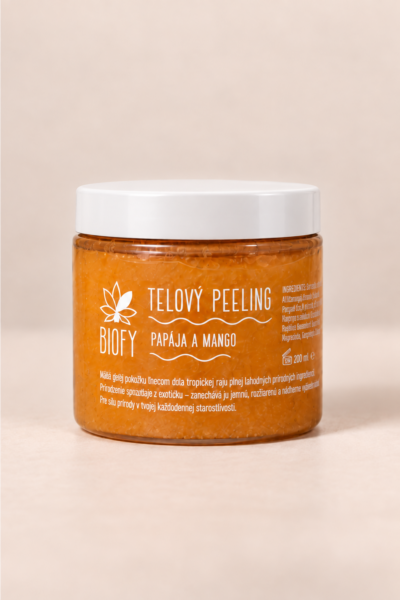 Biofy Telový peeling PAPÁJA A MANGO 200 ml